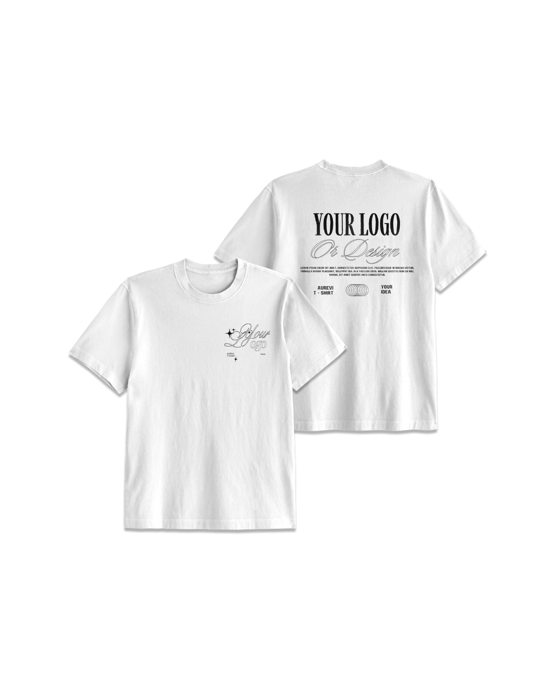 Kaos polos 30s oblong rip